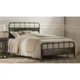 thumbnail image 2 of Atlin Designs Industrial Metal King Spindle Panel Bed in Rubbed Black, 2 of 2