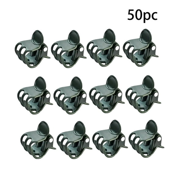 50 PCS P Lant Clips 2025 Upgrade Orchid Clips For P Lants Support Secured P Lant Tomato Clips Orchid S Tem Vines P Lant Fixing Clips Strap Clamp Photo Clips Workbench Vice Hardware Book Strap Weight