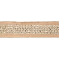 thumbnail image 1 of Vickerman 2.5" Gold Dupion with Gold Sequin Trim Christmas Ribbon, 1 of 1