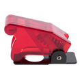 thumbnail image 2 of Plastic 12mm Toggle Switch Cover Protector Cap Guard 25pcs Red, 2 of 8