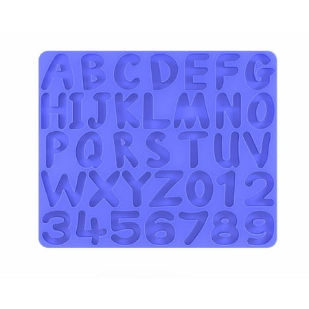 

Silicone Chocolate Mold Letter and Number Molds for DIY Cake Candy or Fondant