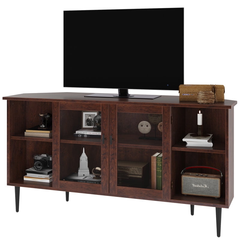 Buy Soges Wood TV Stand, Large Entertainment Center TV Console with 4
