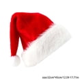 thumbnail image 3 of Party Supplies,Holiday Hat For Kids Unisex Velvet Comfort Christmas Hats Extra Thicken Classic For Christmas New Year Festive Holiday, 3 of 3