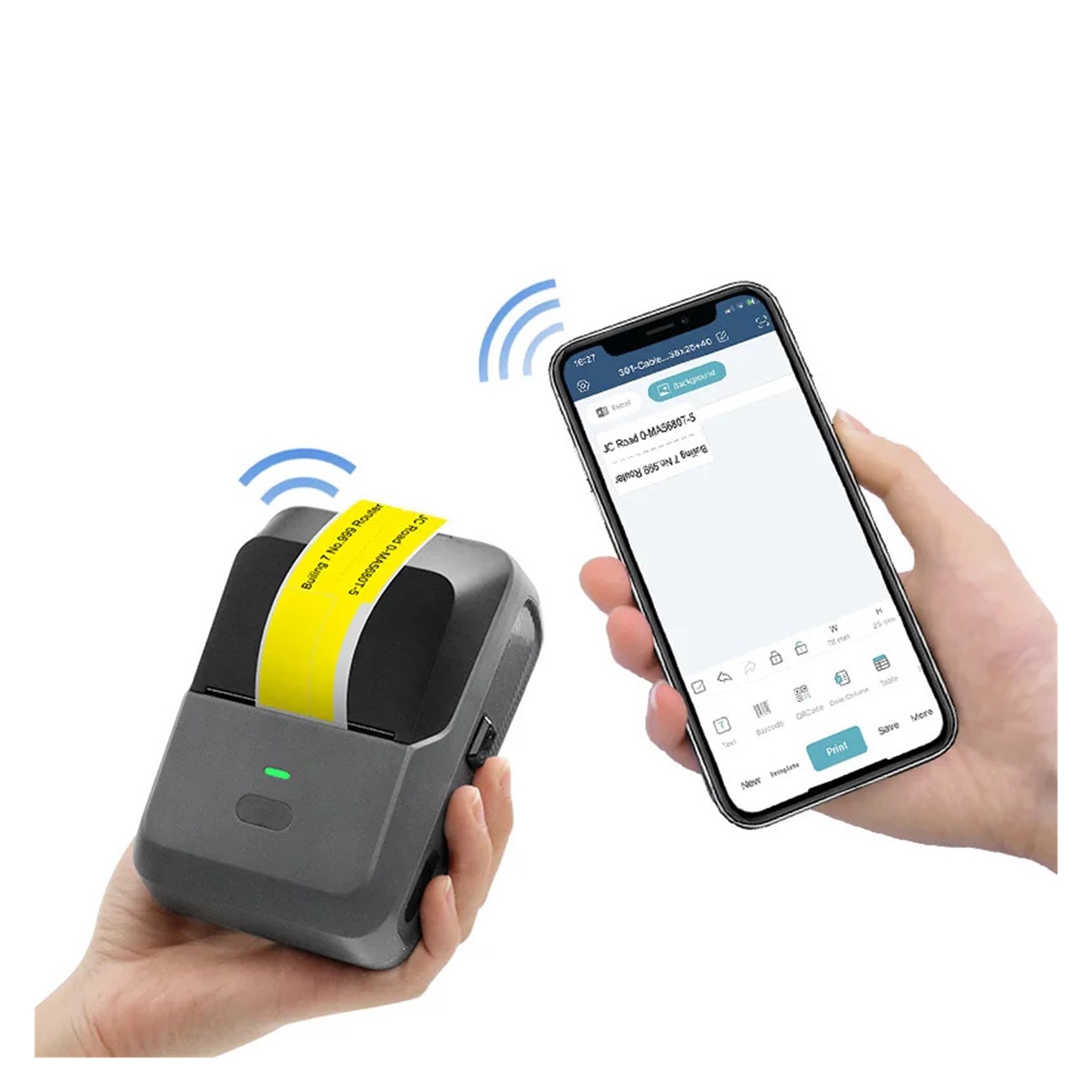 Printer Bluetooth Label Maker Portable Thermal Printer Thermal Printing Pocket Sticker Label Printer