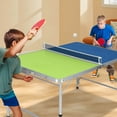thumbnail image 2 of Costway Mini Table de Tennis 47 Pouces x 30 Pouces avec Hauteur Réglable pour Intérieur Extérieur, 2 of 10