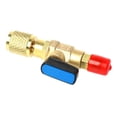 thumbnail image 2 of Kenally Adaptador Universal para el hogar de 1/4 a 5/16 pulgadas, válvulas de bola para de nevera, accesorios para máquinas a Válvulas Azul Kenally TO008697-03B, 2 of 6