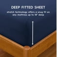 thumbnail image 6 of Better Homes & Gardens 3-Piece 300 Thread Count Blue Cove Cotton Sateen Bed Sheet Set, Twin, 6 of 8
