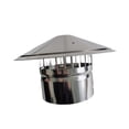 thumbnail image 3 of Tapa de chimenea para chimenea, cubierta de ventilación de techo resistente a la intemperie para cierre de conductos, calefacción y refrigeración Diámetro de 75 mm, 3 of 9