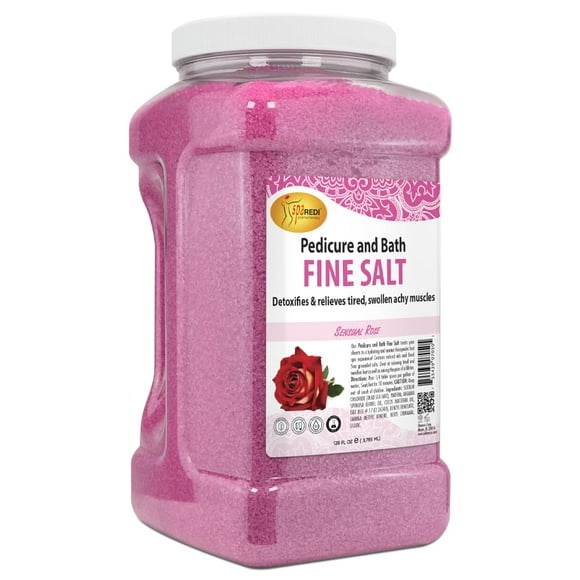 Bath Salt SPA REDI Detox para pies, pedicura Sensual Rose, 3,8 L