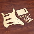 thumbnail image 3 of Tignapoo Gold Mirror Guitar Pickguard Set with Back Plate, Pickup Covers, Knobs, and Tips for 11-Hole Strat Style Guitars - GSS115, 3 of 6