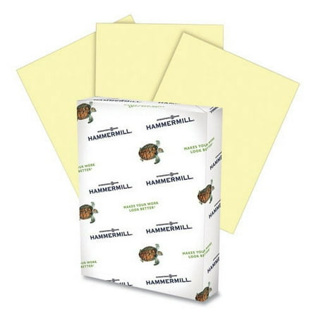 Colors Print Paper, 20lb, 11 X 17, Canary, 500/ream | Bundle of 2 Reams