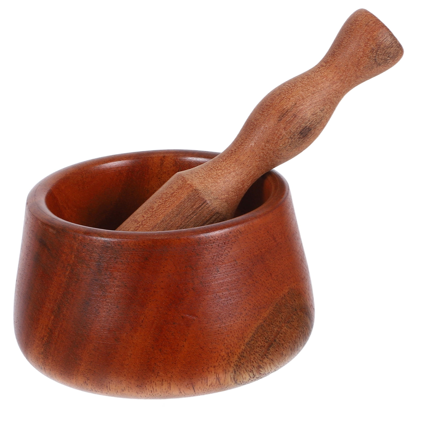 CRILSTYLEO Pestle Garlic Mortar Pestle Set Multi Wood 1 Set