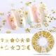 thumbnail image 3 of cajas de tachuelas de uñas doradas y plateadas, de metal, formas mixtas, flores, estrellas, gemas de media luna, joyería para decoración de uñas y uñas de los pies para niñas, puntas, manicura, joyerí, 3 of 5