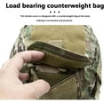 thumbnail image 4 of ABCISI Tactical Airsoft Helmet Cover with Counterweight Bag for MICH 2000 Ver2/ACH Helmet, Designed with Large Velcro Patches in Multiple Locations, Without  Helmet, Green Camouflage, 4 of 7