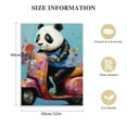 thumbnail image 2 of ARISTURING  Funny Baby Panda Wall Art Cute Animal Painting Prints on Canvas for Bedroom,Living room,Kitchen,Bathroom Decor, 2 of 5