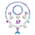 thumbnail image 2 of Diadema de corona clásica de La Sirenita de Disney, accesorios de sirena brillantes para niña, fiesta de cumpleaños, accesorios para el cabello de sirena de moda, 2 of 5