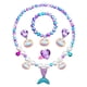 thumbnail image 2 of Diadema de corona clásica de La Sirenita de Disney, accesorios de sirena brillantes para niña, fiesta de cumpleaños, accesorios para el cabello de sirena de moda, 2 of 5
