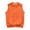 #319-Orange, variant on Boys Girls Sleeveless Zip Up Hooded Sweatshirts Kids Cotton Vest Jacket Coats Tops with Pockets
