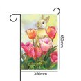 thumbnail image 3 of Bandera De Pascua Decoraciones de Pascua Conejo de Bienvenida Bandera de Bienvenida Decoración Exterior (A) Likrtyny Libre de BPA, 3 of 9