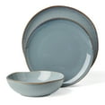 thumbnail image 2 of Oneida Organic Shades Slate Blue 12-Piece Blue Stoneware Tableware Set (Service for 4), 2 of 15