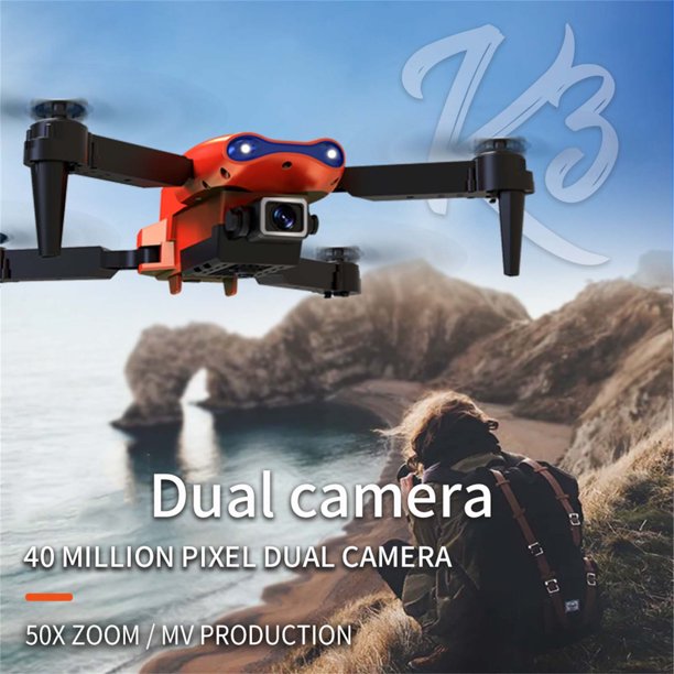 Fiudx Juguetes K3 Cámara Plegable Uav 4K Cuatro Aviones Cámara Aérea Hd Aviones De Control Remoto