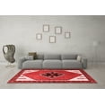 thumbnail image 3 of Ahgly Company Indoor Square Persian Red Traditional Area Rugs, 5' Square, 3 of 4