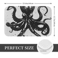 thumbnail image 2 of Fuzoiu Abstract Ink Octopus Print Door Mat Outdoor Indoor Welcome Mats, Front Doormat,Flannel Non Slip Durable Entrance Rugs for Front Door, Inside Outside Entry, Porch, Resist Dirt,16x24in, 2 of 7
