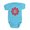 Turquoise, variant on CafePress - Peace Flower Affection - Cute Infant Bodysuit Baby Romper - Size Newborn - 24 Months