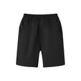 thumbnail image 2 of OGLCCG Boys Shorts Kids Summer Elastic Waist School Uniform Shorts with Pockets Straight Leg Golf Dress Shorts 5-15 Years, 2 of 7