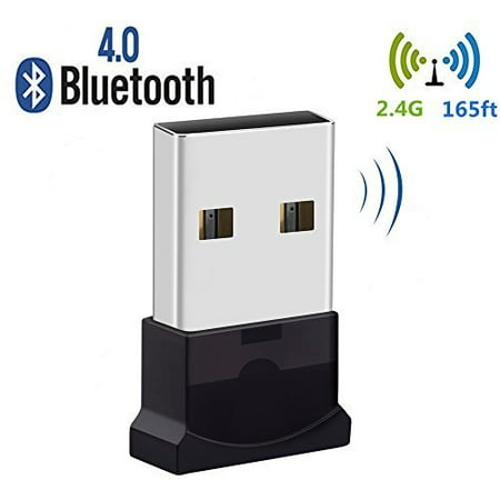Bluetooth USB Adapter , Bluetooth 4.0 USB Dongle, Low Energy for PC, Wireless Dongle, for Stereo Music, VOIP, Keyboard, Mouse, Support All Windows 10 8.1 8 7 XP (Best Music Organizer For Windows 8)