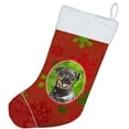 thumbnail image 2 of Carolines Treasures CK4014CS Christmas Snowflakes Rottweiler Christmas Stocking, 2 of 2