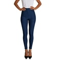 thumbnail image 6 of HongQid Womens Classic Denim Leggings, Jeggings for Women with Real Pockets, High Waisted Stretch Jeans, 6 of 9
