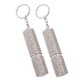 thumbnail image 3 of 2 atomizadores de perfume con llavero: minibotellas de perfume portátiles recargables con diamantes de imitación para viaje, contenedor cosmético de cristal de 5 ml., 3 of 8