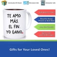 thumbnail image 2 of Te Amo Màs Taza, Regalo Para Mi Novia, Regalo Para Mi Novio, Regalo Para Mi Esposa, Regalo Para Mi Esposo, Regalo De Aniversario, Valentin, Ceramic Novelty Coffee Mugs 11oz, 11oz Mug, Tea Cup, Gift P, 2 of 2