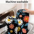 thumbnail image 5 of Pioneer Flower Floral Print Pattern Bathroom Rugs Mat, Non Slip Microfiber Bathroom Rug with Rubber Backing, Soft Mats for Bathroom Floor Tub Shower, 17"x27", 5 of 5