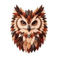 thumbnail image 2 of Kiddiway Fabric Owl Wall Decor Kit - 3D Multi-Layer Felt Craft Set for Living Room, Easy Assembly Craft Kits for Adults, Arts and Crafts Home, 2 of 7
