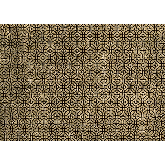 Ahgly Company Indoor Rectangle Oriental Brown Industrial Area Rugs, 2' x 3'