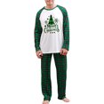 thumbnail image 2 of Christmas Family Matching Pajama Sets Cute Christmas Tree Elk Sleepwear Holiday PJS Sleepwear for Couples Kids Bab, 2 of 10