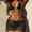 Black, variant on Babysbule Womens Bikini Sets Swimsuits Women's Summer Bikini Mesh Skirt Three-piece Swimsuit Swimwear