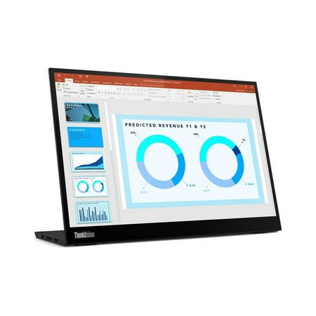 UPC: 0196380023019 | Lenovo ThinkVision M14d 14  WLED LCD Monitor – In-plane Switching (IPS) Technology – 16.7 Million Colors – 375 Nit – 6 ms – 60 Hz Refresh Rate – USB Hub 63AAUAR6US