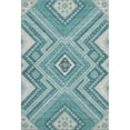 thumbnail image 2 of Addison Rugs Mayfield Premium Machine Washable Transitional Tribal Teal Rectangle Rug, 9' x 12', 2 of 6