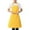 yellow, variant on 1Pc Short Cotton Aprons for Women with 2 Pockets, Chef Apron for Unisex,Waitress Apron for Kitchen Cooking Restaurant BBQ Premium Apron with Adjustable Straps Design(wine,30x26")