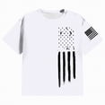 thumbnail image 4 of TOWED22 American Flag Shirts for Men USA Patriotic T-Shirt 4th of July Tee Tops White,6XL, 4 of 4