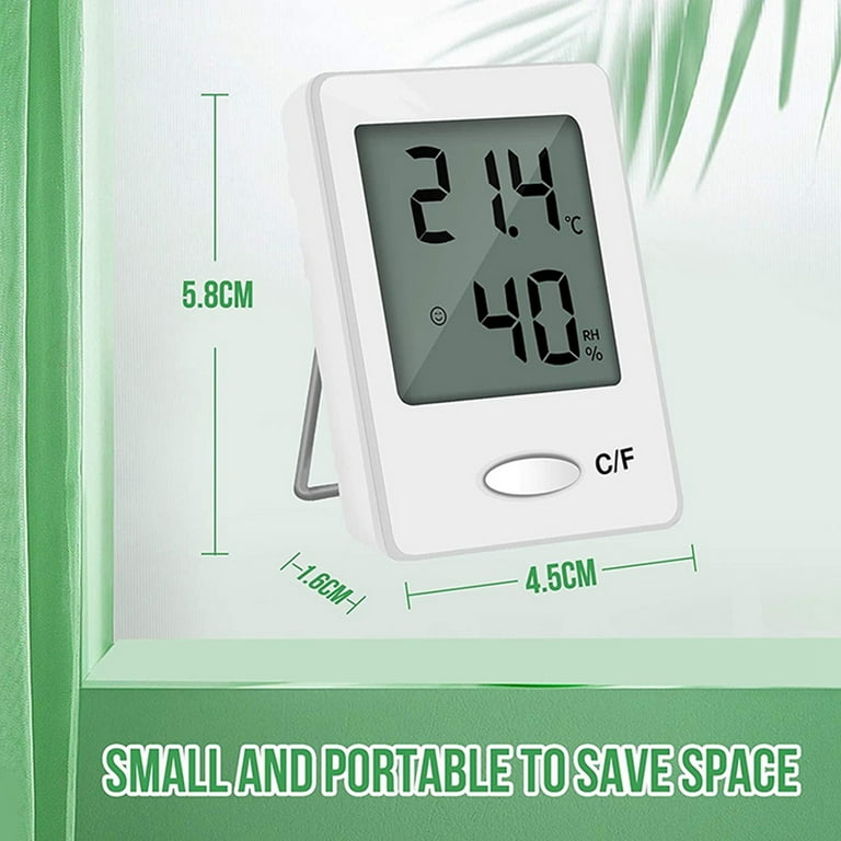 Indoor Digital C/F Room Thermometer Hygrometer Temperature