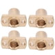 thumbnail image 4 of Tuerca trapezoidal, 4 piezas Tuerca trapezoidal T8 Tuerca trapezoidal de latón Tuerca trapezoidal Valor excepcional, 4 of 8