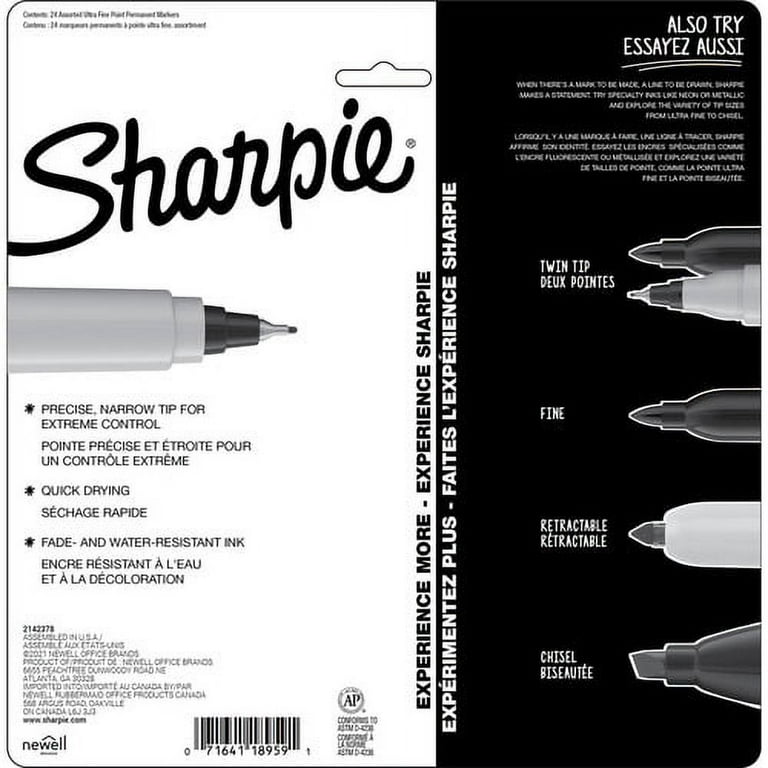Sharpie Mystic Gems Permanent Markers - Fine Marker Point - Multi - 14
