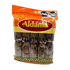 Glorias milk candy with chopped Pecans (Box of 3 bags of 10pc of 30g each)