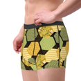 thumbnail image 2 of Balery Bee honey Calzoncillos bóxer para hombre, ropa interior de algodón suave y transpirable con cinturilla de nailon-X-Large, 2 of 5