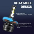 thumbnail image 3 of For Ford F-150 2004-2011 2012 2013 2014 LED Headlight Bulbs H13 9008 High and Low Beam 2pcs, 3 of 9