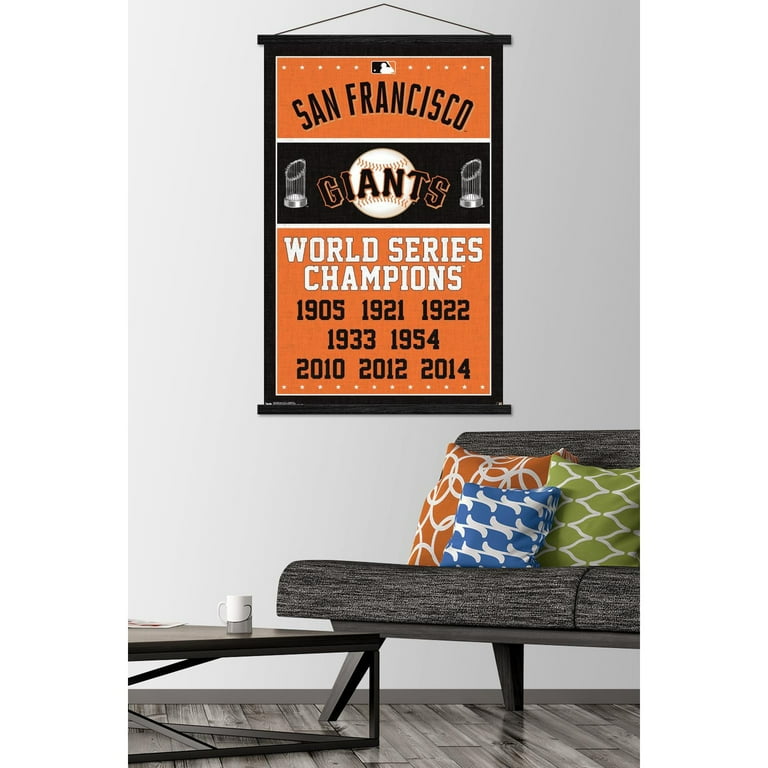 San Francisco Giants 8-Time World Series Champions 24'' x 34.75